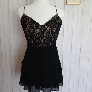 Jumpsuit Mystic Sleeveless  Style Casual  Black Large Girls Zipper Pockets